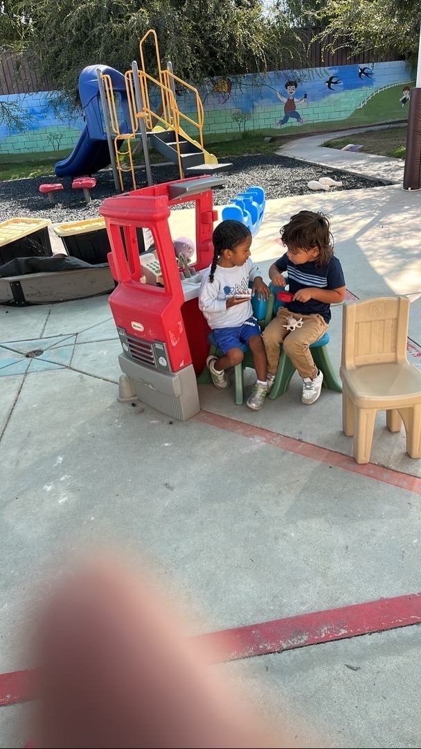 A little pretend conversation at Kingston Academy