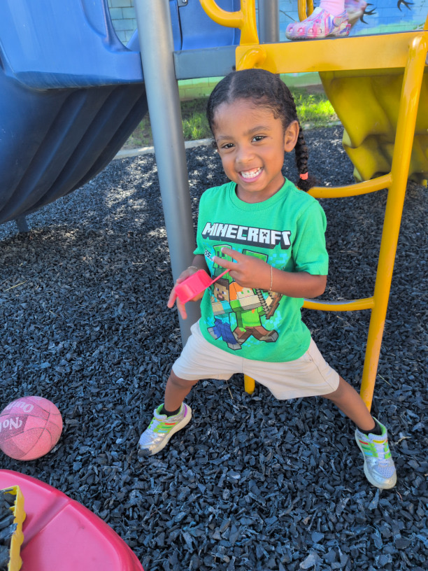 A playground smile at Kingston Academy