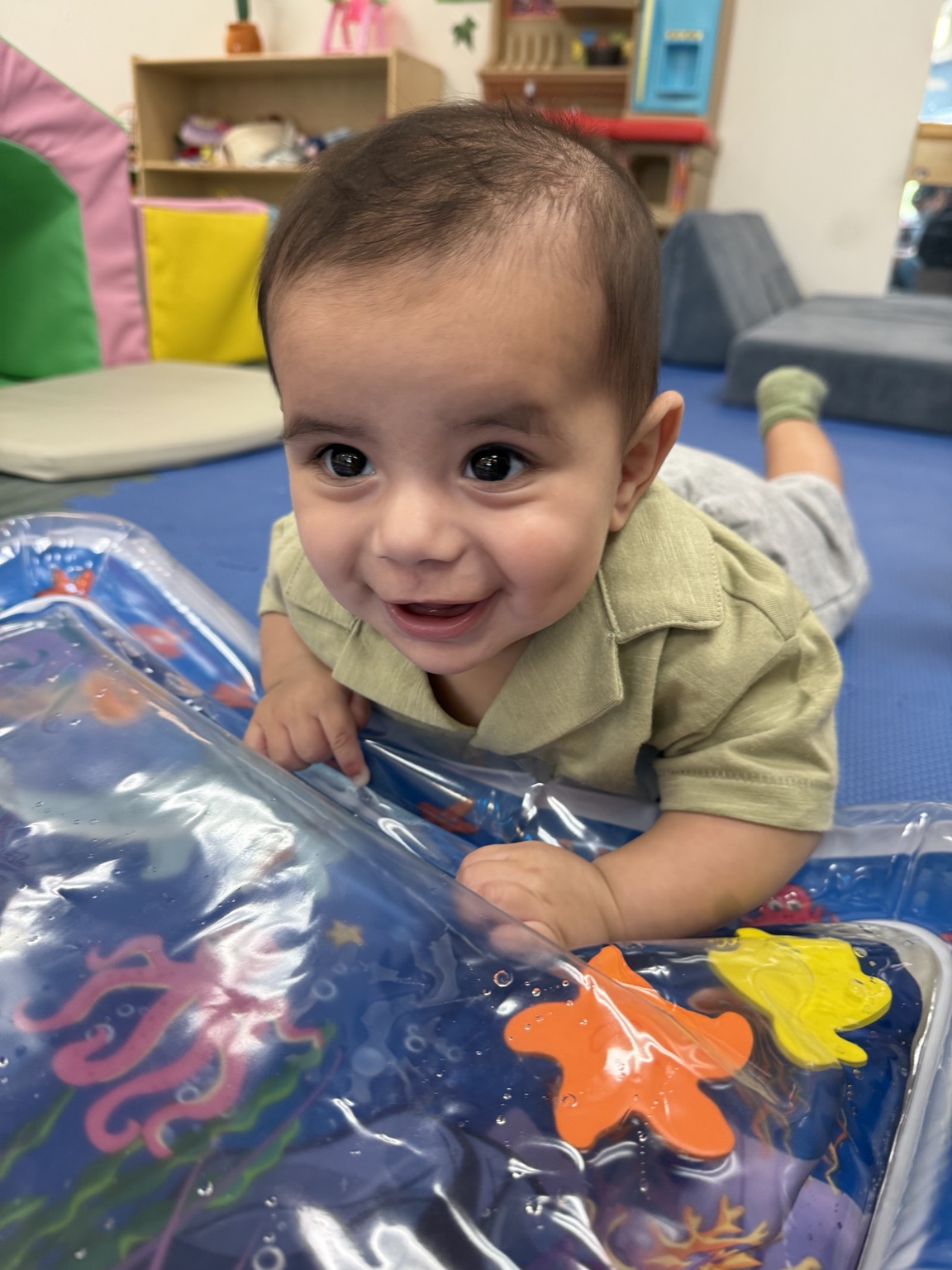 Tummy-time discoveries at Kingston Academy