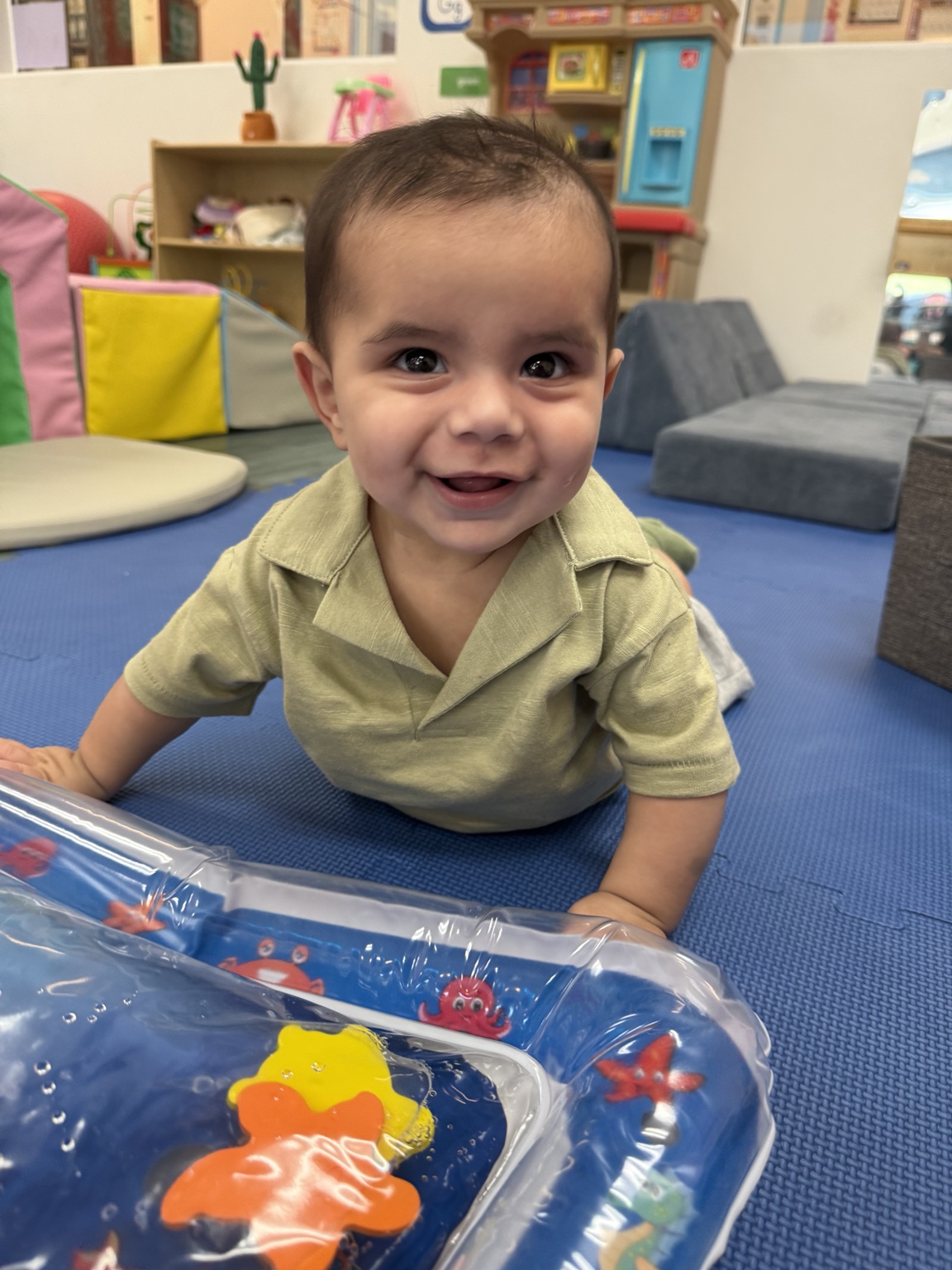 A happy little explorer at Kingston Academy